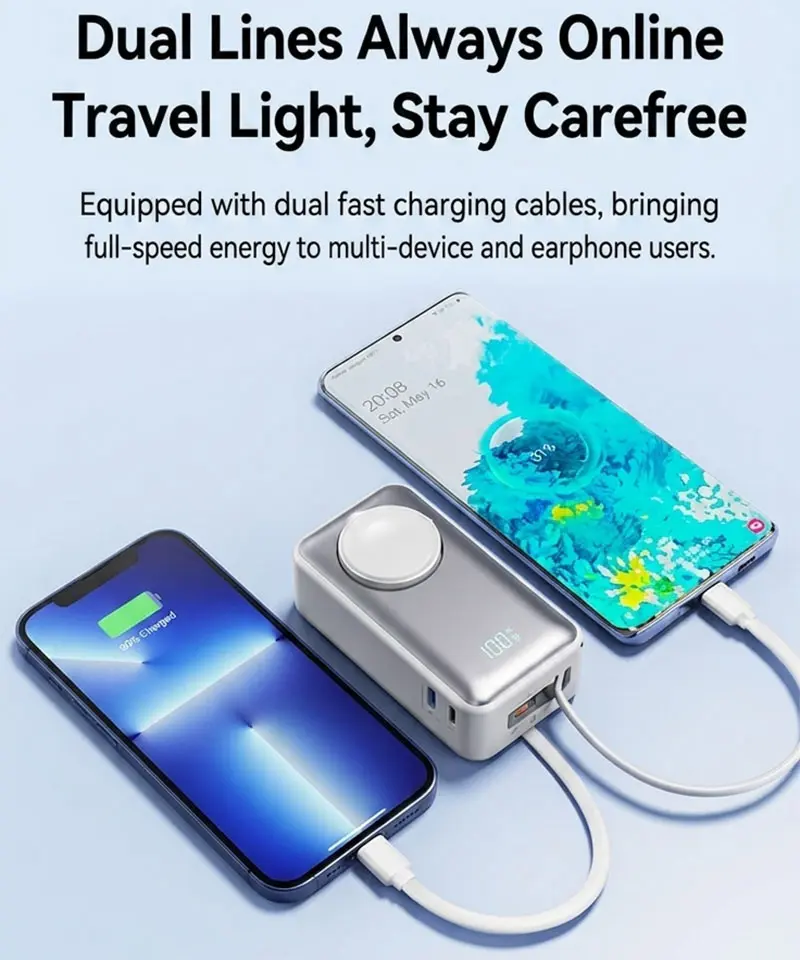 AJ10 3-in-1 power bank 10000mAh product detail 05