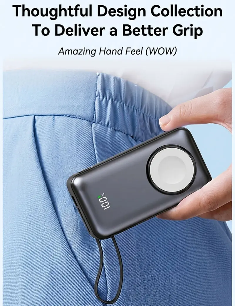 AJ10 3-in-1 power bank 10000mAh product detail 10