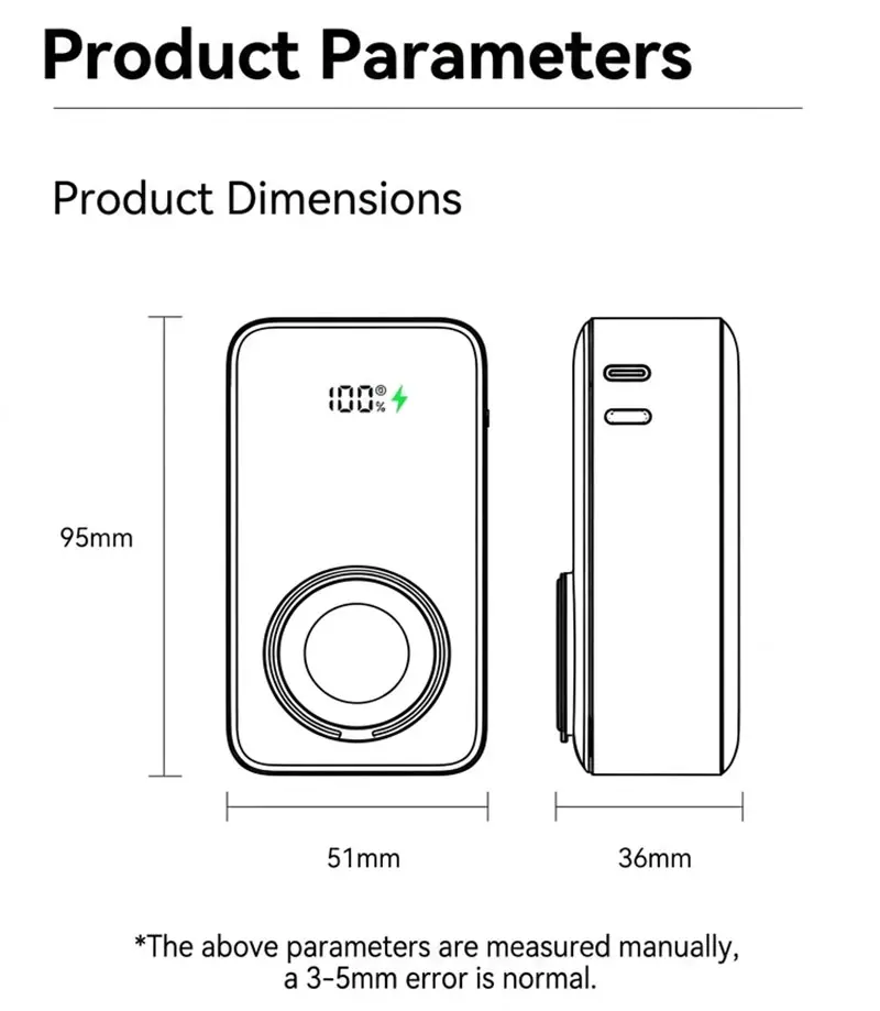 AJ10 3-in-1 power bank 10000mAh product detail 18