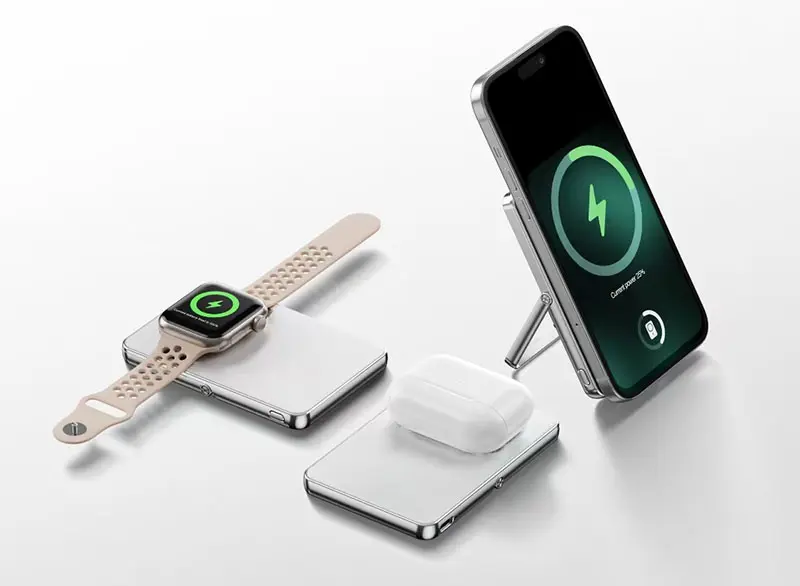 AJ03 3-in-1 10000mAh wireless power bank product view