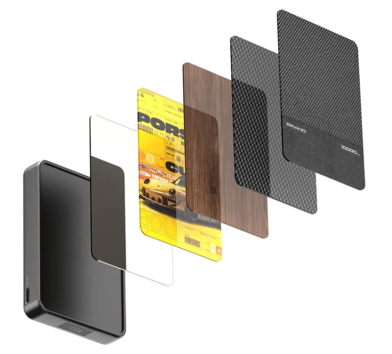 AJ03 compact wireless power bank design details