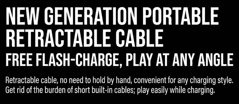 AJ07 portable retractable cable feature graphic