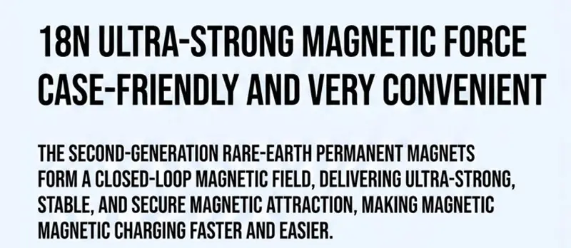 AJ01B magnetic power bank 10000mAh with rotating stand product detail 08