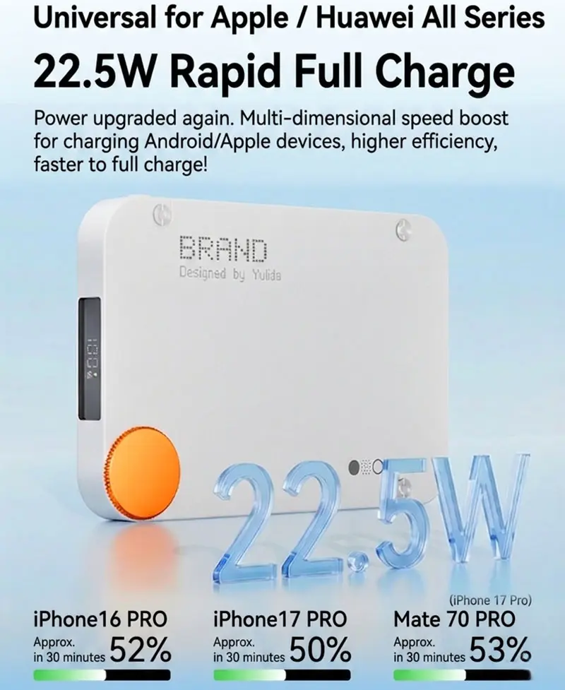 AJ01 magnetic wireless power bank 10000mAh product detail 06