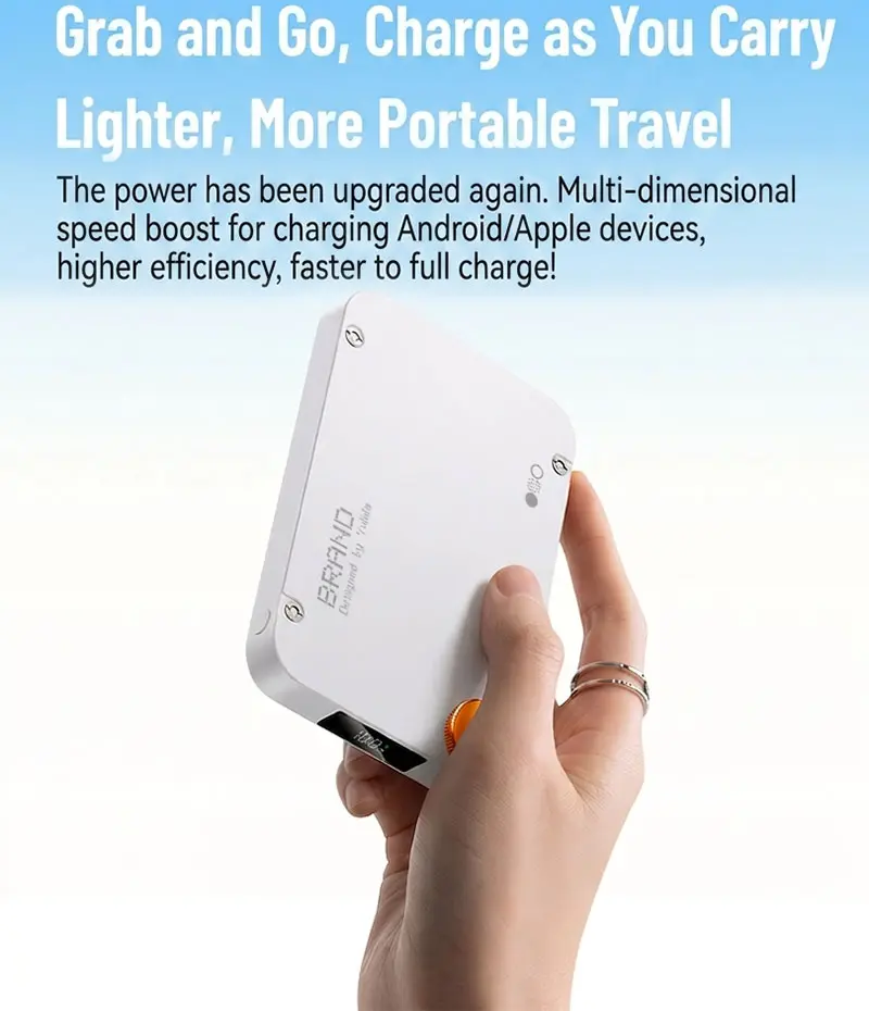 AJ01 magnetic wireless power bank 10000mAh product detail 07