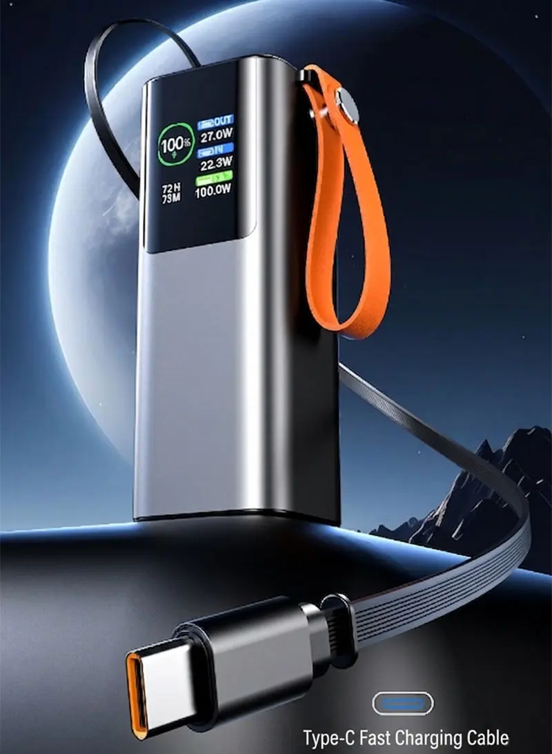 AJ25 retractable Type-C cable close-up