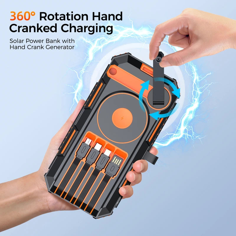 916 power bank solar panel detail