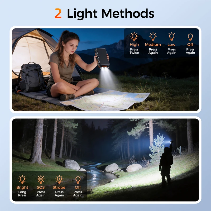 916 solar power bank digital display