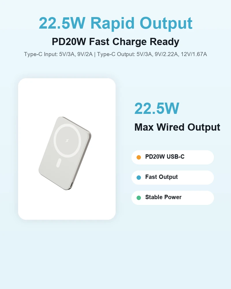 AJ06 Type-C charging output marketing graphic