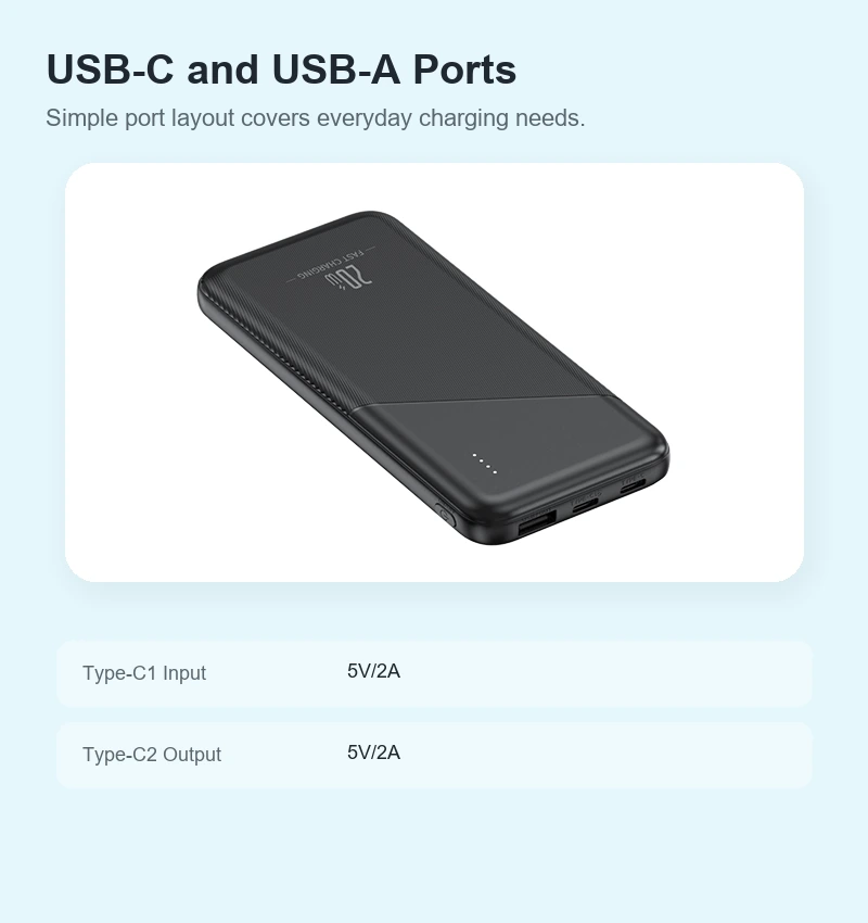 J06 Power Bank product details