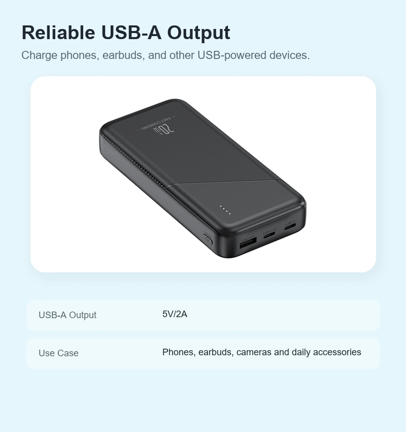 J06 Power Bank product details