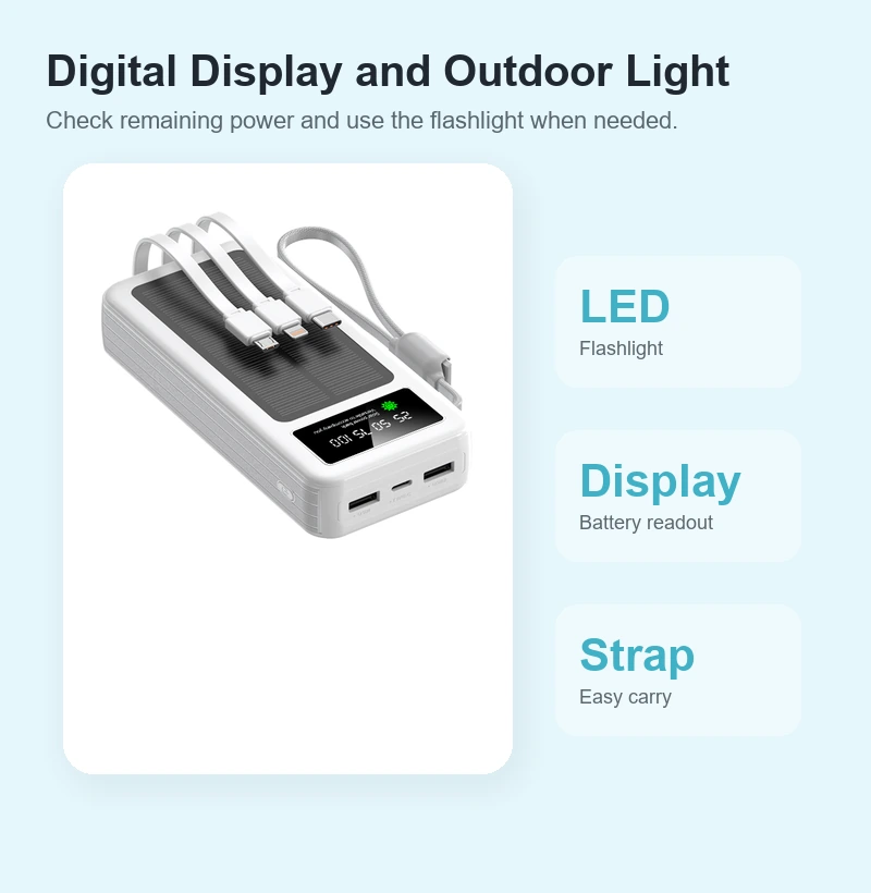 J151 outdoor solar power bank details
