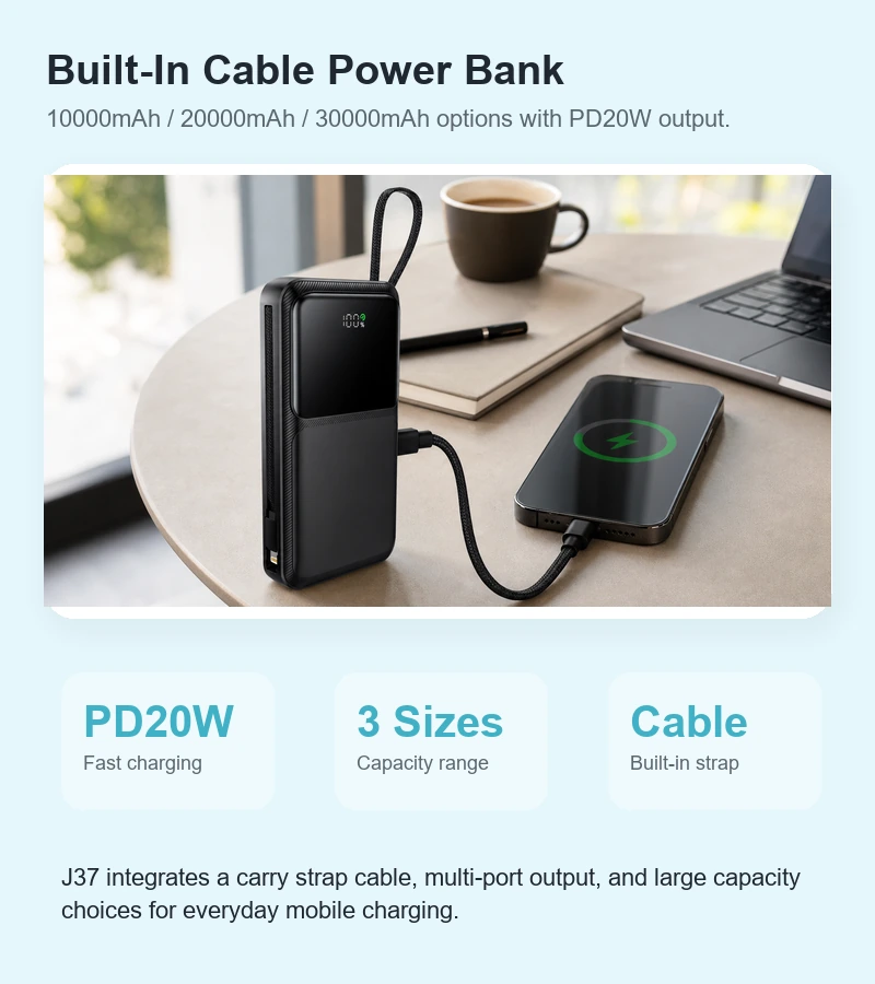J37 Power Bank product details