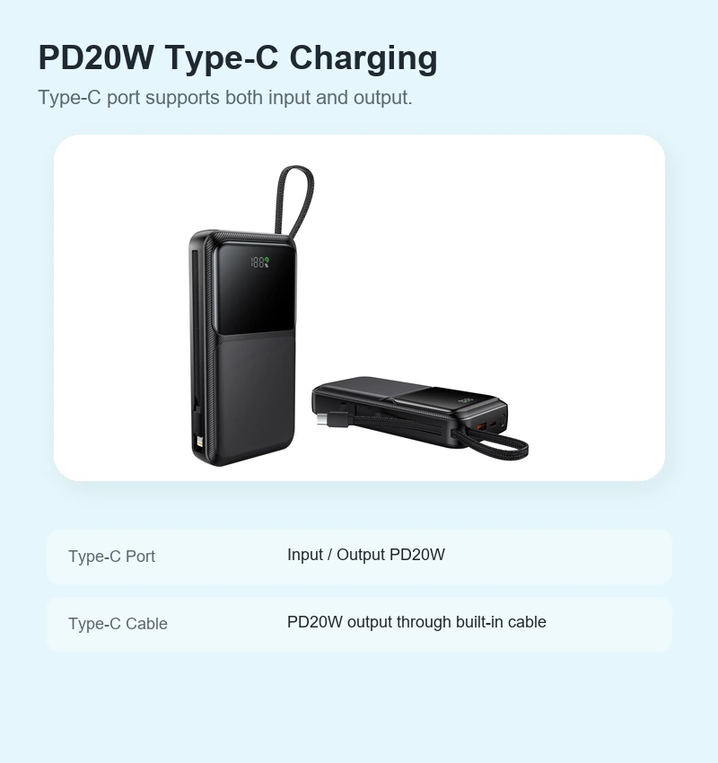 J37 Power Bank product details