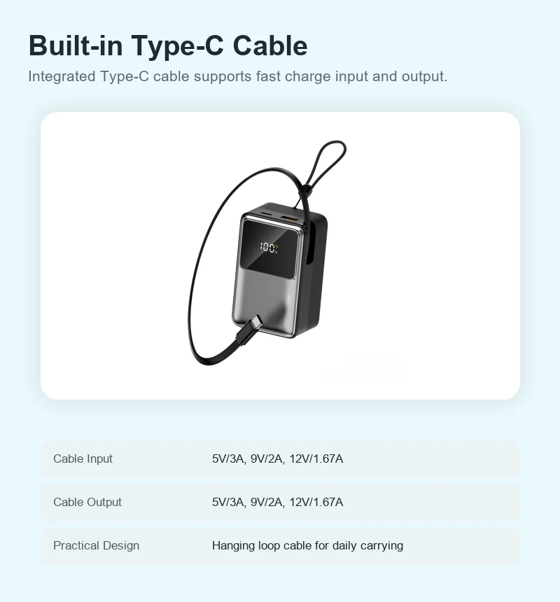J701 Power Bank product details