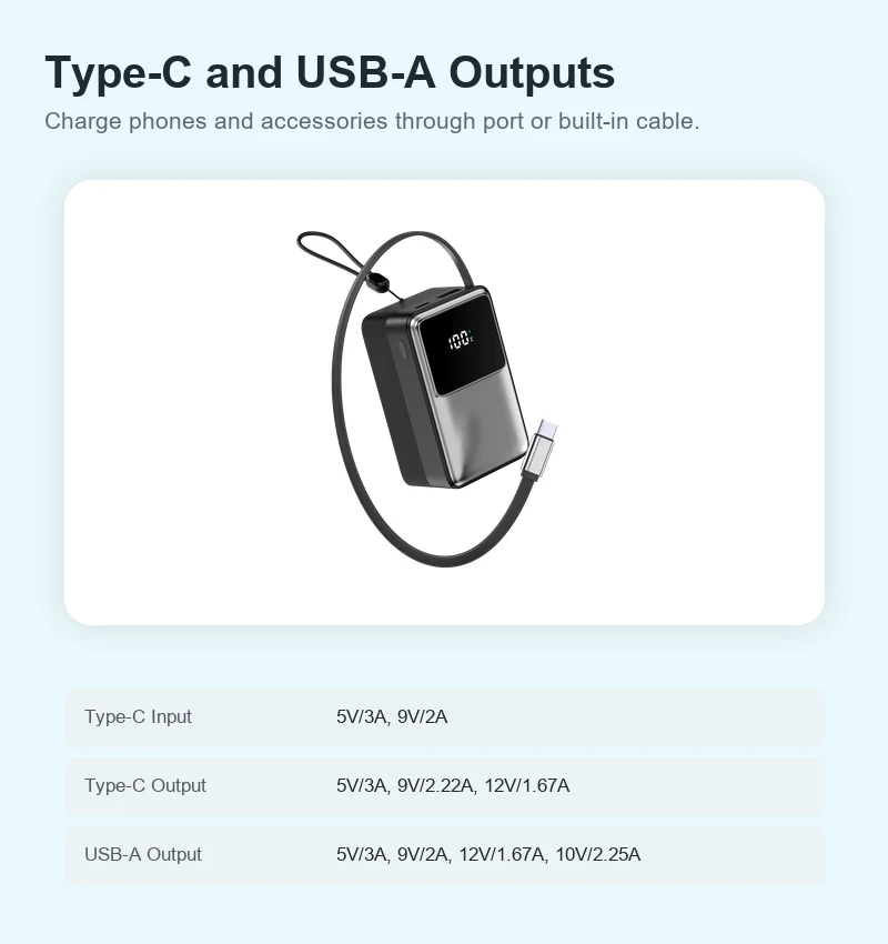 J701 Power Bank product details