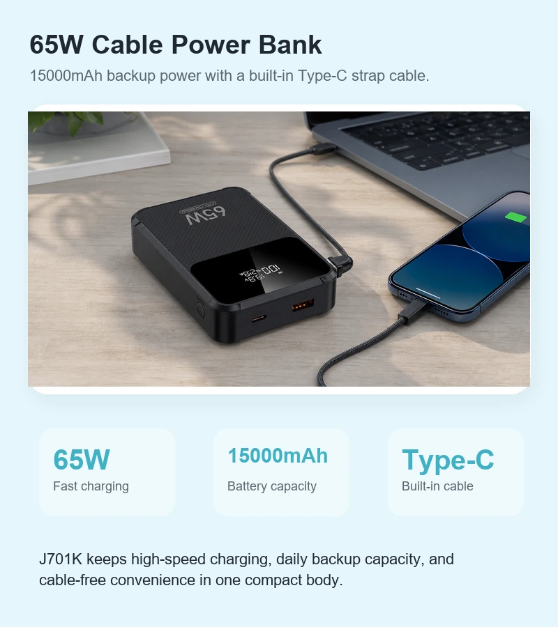 J701K Power Bank product details