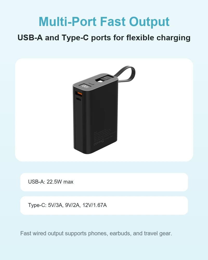 AJ08 Power Bank product details