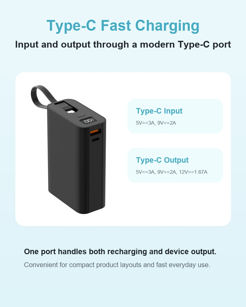 AJ08 Power Bank product details