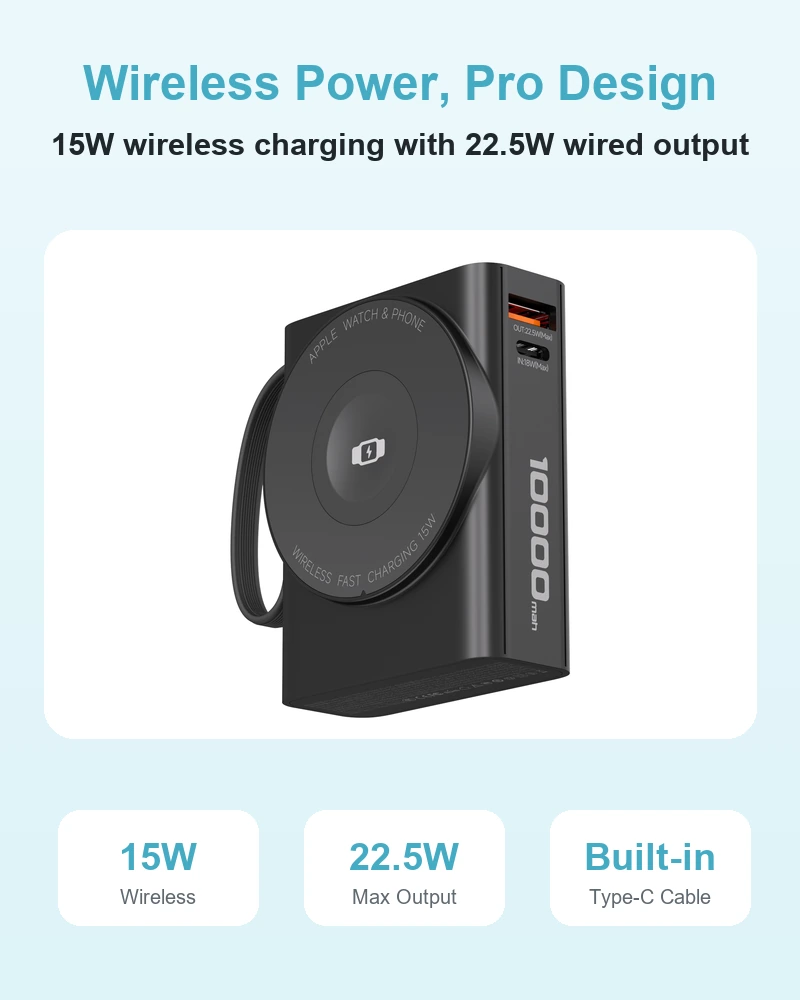 AJ08 Pro Power Bank product details