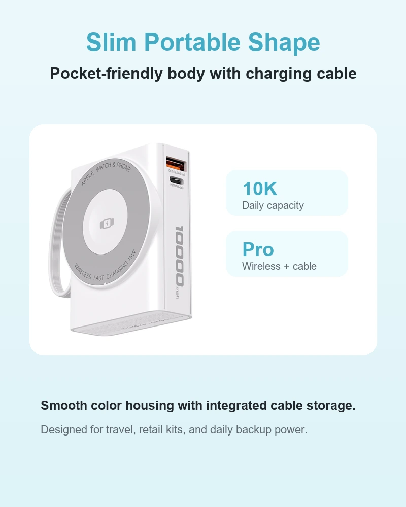 AJ08 Pro Power Bank product details