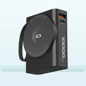 Magnetic Wireless Power Bank with Cable