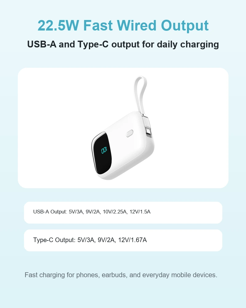 AJ09 Power Bank product details