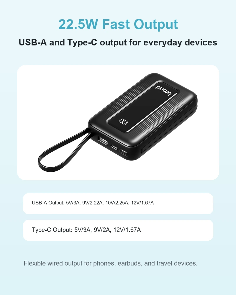AJ11 Power Bank product details