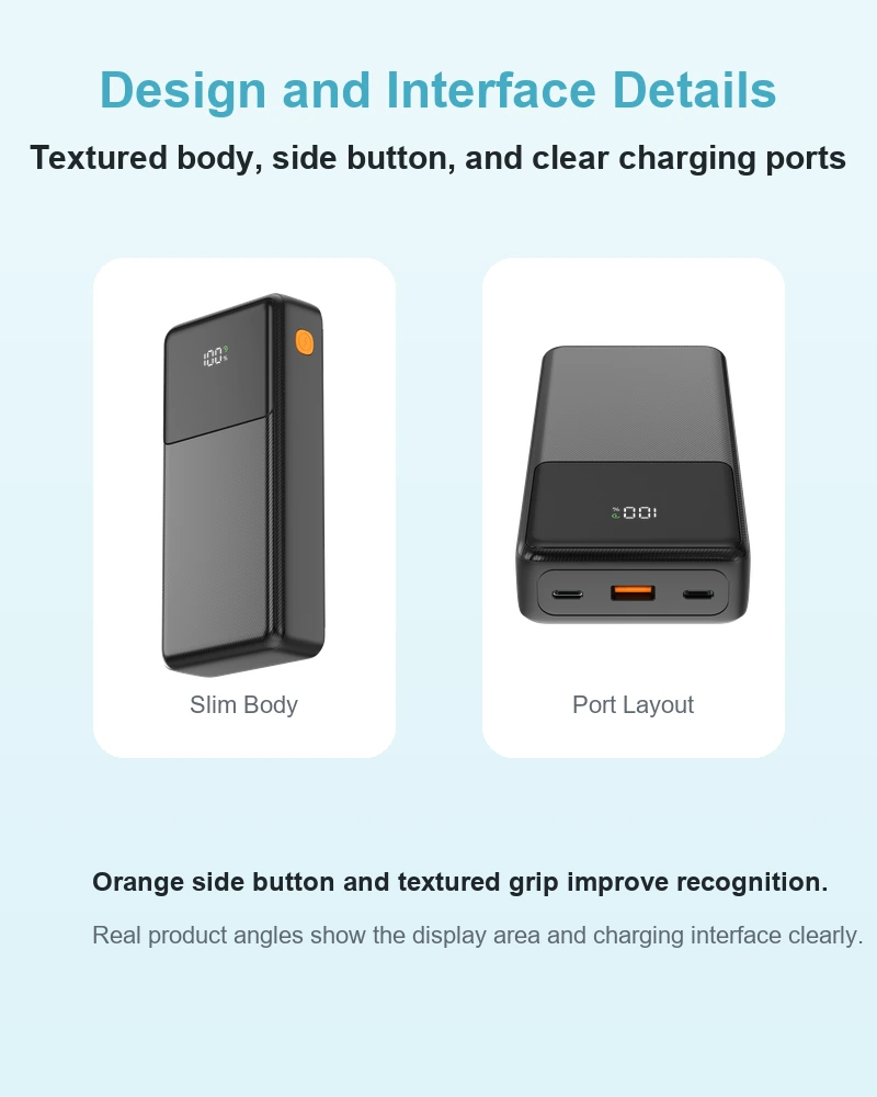 AJ15 Power Bank product details