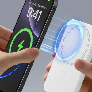 Metal Glass Magnetic Power Bank