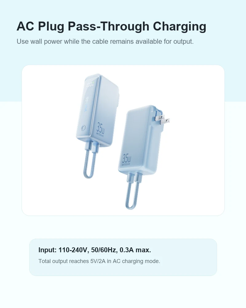 AJ38 Power Bank product details