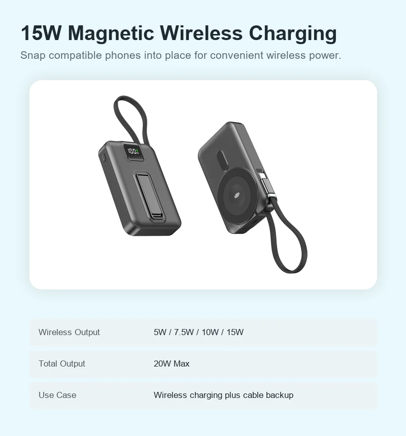 AJ43 magnetic wireless charging surface details