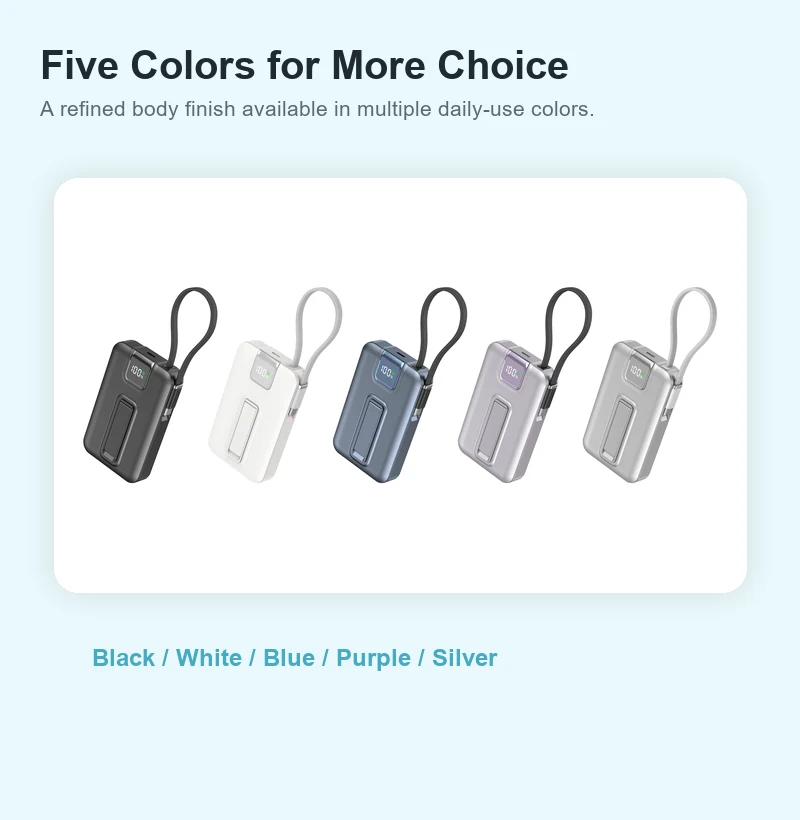 AJ43 compact power bank dimensions and exterior