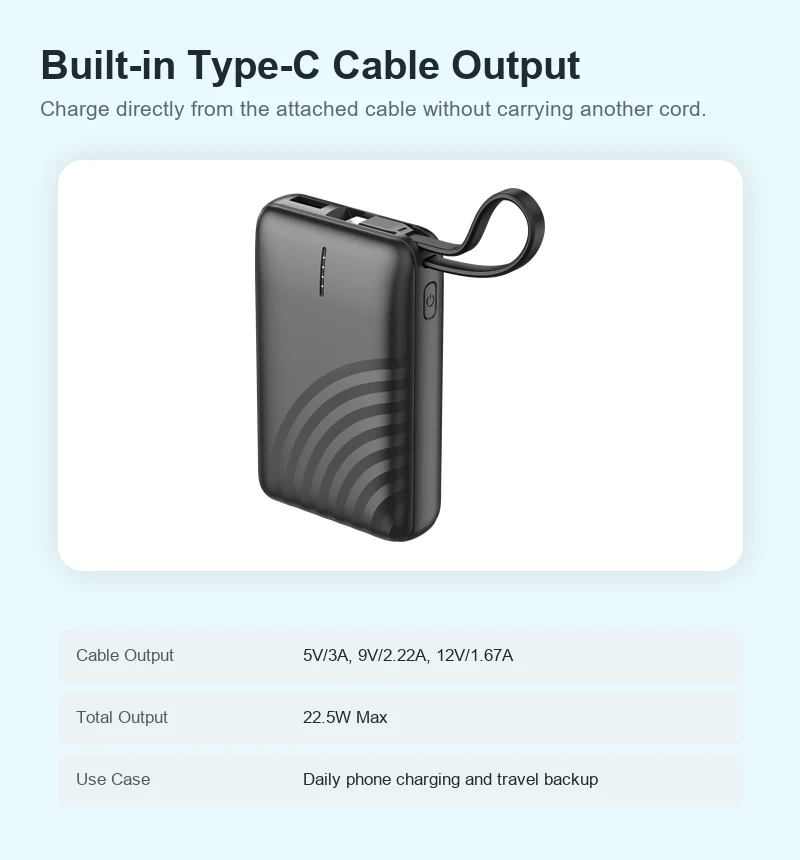 AJ44 Power Bank product details
