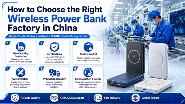 Top 10 Wireless Power Bank Factories in China