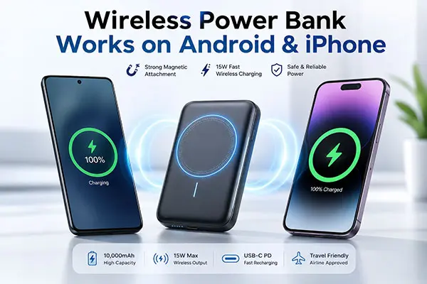 Wireless Power Bank Work on All Phones