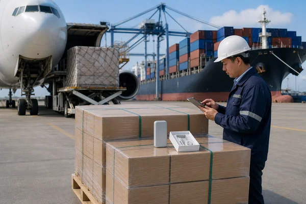 Air freight and sea freight options for shipping power banks from China