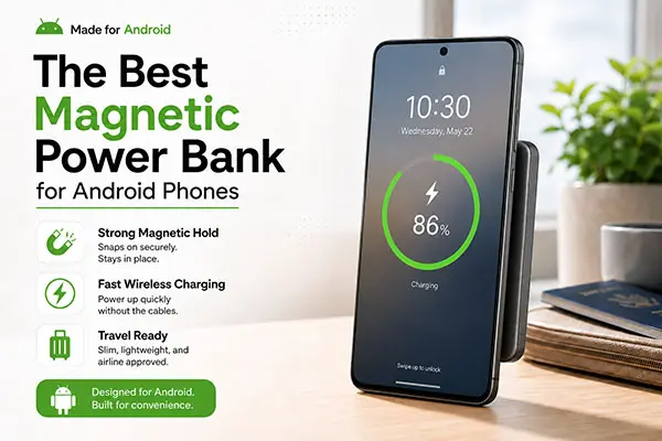 Magnetic Power Bank Is the Best for Android