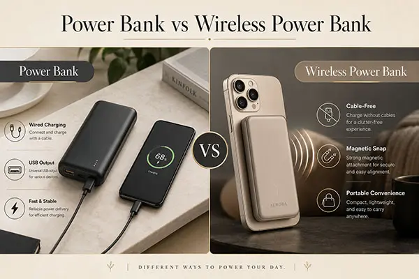 power bank vs wireless power bank